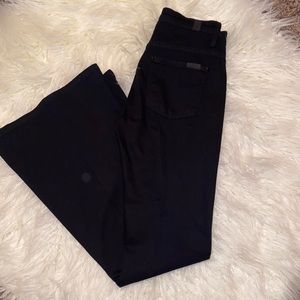 Black seven for all mankind trousers
